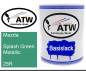 Preview: Mazda, Splash Green Metallic, 25R: 1L Lackdose, von ATW Autoteile West.